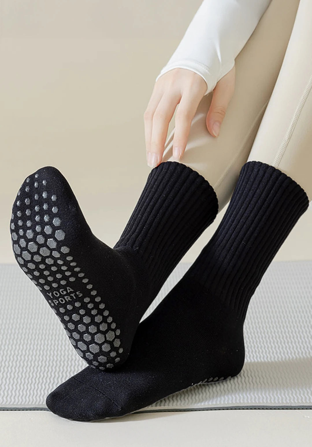ZenGrip Crew Socks